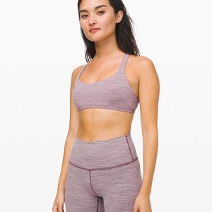 Lululemon free to be wild bra sz 10 mulberry